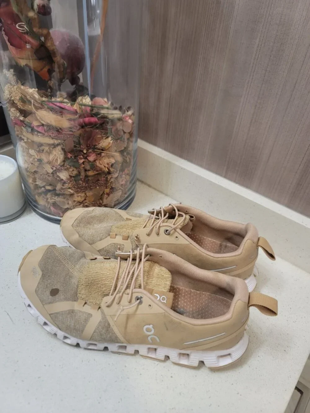 On Cloud Cloud 6 Terry Beige Size Men 9.5